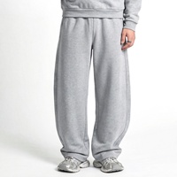 Survêtements personnalisés avec logo, pantalons larges, pantalons de survêtement amples en molleton avec cordon de serrage, streetwear oversize