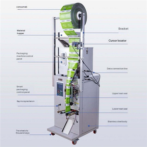 Máquina Multifuncional Vertical para Empacar Bolsas de Plástico, Máquina Automática para Llenar y Sellar Especias en Polvo, Uso Industrial Alimentario - Product Image 4