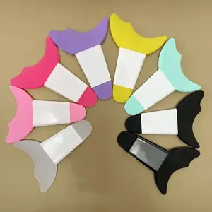 HQ Mixed Proc Discount <b>Silicone</b> Reusable Eyelash Guide Draw Eyeliner <b>Tool</b> for Cosmetics Prevents Eyeliner From Smudging - Product Image 2