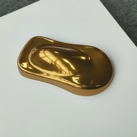 Revêtement en poudre électrostatique en chrome doré à effet super miroir pour la peinture et le caoutchouc de bateaux de meubles en métal