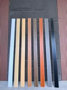 Lambrin <span class=keywords><strong>PVC</strong></span> WPC pannello di parete in legno colore interno decorazione della parete facile installazione pannelli murali - Product Image 6