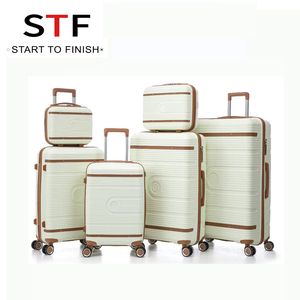 Jeu <span class=keywords><strong>de</strong></span> bagages <span class=keywords><strong>de</strong></span> voyage Hardshell personnalisé <span class=keywords><strong>5</strong></span> pièces <span class=keywords><strong>valises</strong></span> étanches 2025 PP avec roues pivotantes jeu <span class=keywords><strong>de</strong></span> bagages personnalisé - Product Image 1