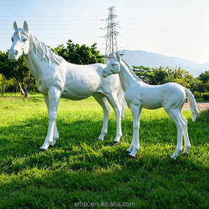A015 Suministro al por Mayor de Figuras de Animales de Fibra de Vidrio, Estatua de Animal de Tamaño Real, Escultura Duradera de FRP para Proyectos de Jardines Públicos - Product Image 5