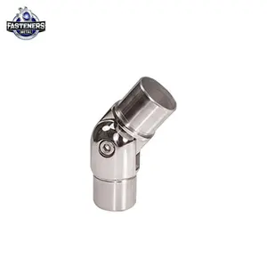 Outdoor Furniture 2 Inches Adjustable Tube Connector Structural Stainless Steel Handrail Pipe Fittings