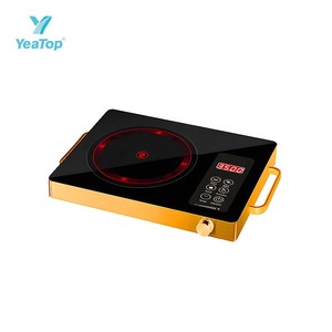 Cuisinière électrique en céramique infrarouge durable <span class=keywords><strong>de</strong></span> 2200 W, brûleur unique, portable, chauffage rapide, <span class=keywords><strong>pour</strong></span> la <span class=keywords><strong>cuisine</strong></span> à domicile - Product Image 4