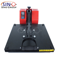 Máquina de Sublimación SINO-PA de 38x38cm, Plotter de Corte, Máquina para Personalizar Camisetas con Pantalla LED, Impresora de Transferencia de Calor