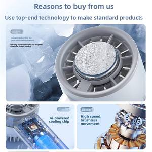 Ventilateur portable M11 mini ultra-rapide 120 vitesses, puissant, pour voiture, recharge USB, usage domestique, en plastique - Product Image 4