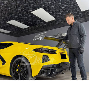Alerón Trasero de Fibra de Carbono Estilo Drifton ZR1 con Tejido 3K/6K/12K para Chevrolet Corvette C8 Stingray Z51 2020-2026 - Product Image 1