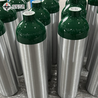 Газовый баллон высокого давления O2 Co2 медицинский кислородный алюминиевый баллон с клапаном поставка алюминиевая медицинская кислородная газовая бутылка