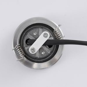 Luminaire rond à LED en acier inoxydable pour petite <span class=keywords><strong>hotte</strong></span> de cuisinière Luminaires à LED pour armoires et placards - Product Image 4