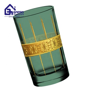 <span class=keywords><strong>Fatima</strong></span> Nuevos Diseños Marruecos 7OZ Fábrica Impreso Con Plata y Dorado Taza de Té Colorida Tazas de Té Marroquíes - Product Image 5