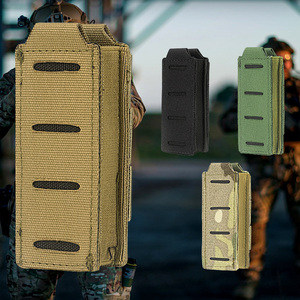 Tactische <span class=keywords><strong>Nylon</strong></span> Single Magazijn Zakje 6x Hoge Vergroting Lasersnijden Taille Riem <span class=keywords><strong>Holster</strong></span> Voor 9Mm Mags Veiligheidstoepassing - Product Image 1