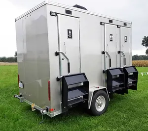 Luxury Portable Bathroom Restroom Trailer Toilet Manufacturers Outdoor Portable Toilets Camping Mobile Plastic Price