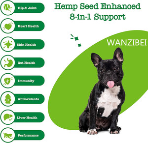 Wanzibei โอเมก้า3 2021สุขภาพผิวกัด8-in-1สำหรับสุนัข + 8 in-1สำหรับสุนัข - Product Image 3