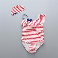 Maillot de bain bikini une pièce mignon pour femmes, en tissu respirant Spandex/Polyester, pour bébés et jeunes filles, Corée du Sud