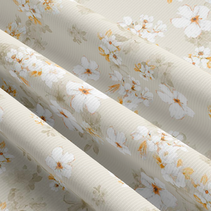 Tissu côtelé en polyester personnalisé professionnel, style côtelé d'été, tissu côtelé non brossé pour vêtements - Product Image 6