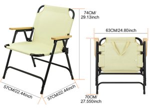 Silla Plegable Tianye para Exteriores, de Metal, Resistente, Portátil, Compacta, Individual, para Picnic, Camping y Relajación - Product Image 5