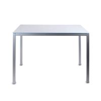 Ensemble de meubles de restaurant 7 pièces : table à manger moderne avec 6 chaises, table à manger en verre trempé avec miroir