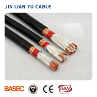 Câble de commande et d'alimentation haute performance à conducteur en cuivre, modèle CNAS PVC KVV, basse tension 750V/450V, 0,5-10mm², 70°C, pour applications minières souterraines