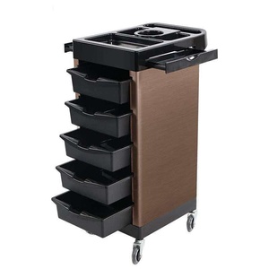 Multifunctional Modern 5-Tier Heavy-Duty Durable Stainless Steel 4-Wheel Mobile Beauty Storage Cart Salon Trolley - Product Image 2