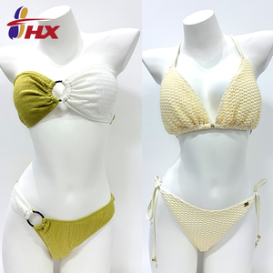 Özel Logo mikro Bikini dize tanga mayo kadınlar için 2025 OEM seksi Mini Bikini seti üçgen mayo Spandex/Polyester - Product Image 5