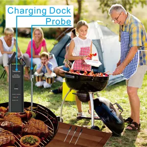 Draadloze Smart Barbecue Accessoires Digitale Magnetron Vlees Steak Thermometer Voor Koken