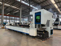 Mesin Pemotong Tabung Laser Serat CNC Otomatis Penuh Presisi Tinggi Panjang Pemotongan 6m-12m Sistem Kontrol Raytools/MAX