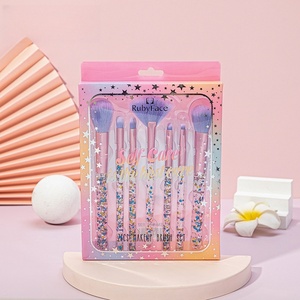 Haute qualité 7 pièces Portable professionnel maquillage pinceau ensemble usine approvisionnement direct outils de maquillage costume