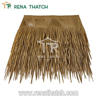 Chaume artificielle d'extérieur en plastique palmier synthétique toit de chaume gazebo paysage chaume maison de paille