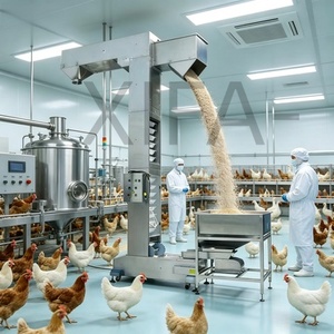Mini élévateur à godets modulaire pour ligne d'assemblage d'élevages avicoles, pour trémie d'alimentation de petite ferme de poulets de jardin - Product Image 2