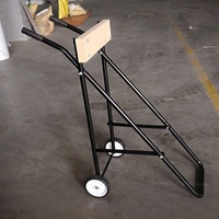 Herramienta de empuje de mano móvil personalizada, plataforma de carro, Motor de barco, remolque fuera de borda, propulsor de motor, marco de remolque, carros, carros