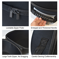 Sac multifonctionnel en EVA à coque rigide pour queue de moto Sac de rangement d'outils personnalisé pour casque Sac à bagages à usage spécial