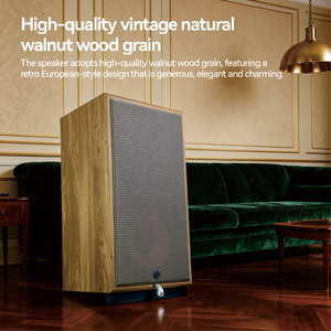Акустическая система CHORDIO HT-12 HIFI Retro Monitor, напольная, деревянная, 3-полосная, с 50-мм диффузором, для домашнего кинотеатра, 300-500 Вт, 12 дюймов - Product Image 3