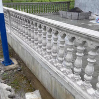 Pre Mixed Concrete Fence Railing Mold Plastic Injection Formwork