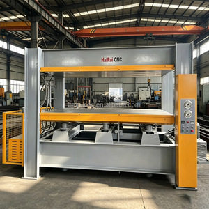 Presse à chaud hydraulique pour lamination du <span class=keywords><strong>bois</strong></span>, équipement de formage de planches légères en hêtre avec film mélaminé pour étagères à chaussures en <span class=keywords><strong>bois</strong></span> - Product Image 4