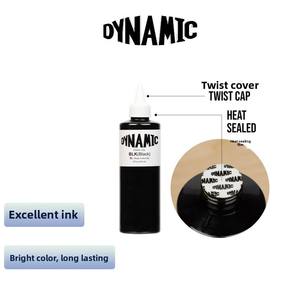 Ensemble d'encres de tatouage <span class=keywords><strong>Dynamic</strong></span> <span class=keywords><strong>Triple</strong></span> <span class=keywords><strong>Black</strong></span>, pigment permanent importé des États-Unis, professionnel pour les eye-liners et le microblading - Product Image 4