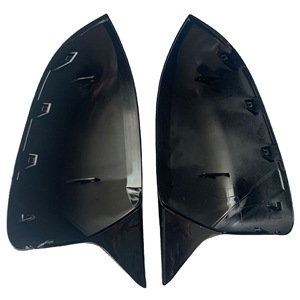   Coque de rétroviseur style corne de taureau X3 X4 X5 X6 G01 G02 G05, noir brillant, ensemble complet en ABS - Product Image 3