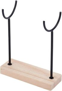Exhibidor de Joyería Pequeño, Rectangular, de Metal Negro, Estilo Moderno y Simple, con Función de Organización para Sala de Estar - Product Image 1