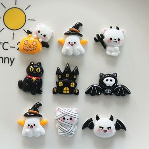 Breloques en résine fantômes et chauves-souris de dessin animé, fournitures DIY d'Halloween pour pinces à cheveux en <span class=keywords><strong>colle</strong></span> crème - Product Image 4