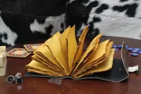 Livre d'ombres Vintage à trois yeux, livre d'ombres, en cristal, 7x5 pouces
