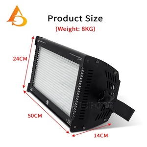 Fabricante Personalizado de Luces Estroboscópicas LED de 1000W RGB de Aleación de Aluminio - Product Image 5