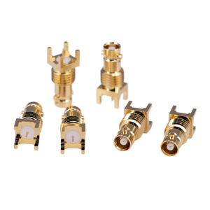 Chất lượng cao RF Coaxial <span class=keywords><strong>Adapter</strong></span> cho SMD nối nam đến nữ mạ vàng thẳng TEE Ba khuỷu tay làm bằng đồng bền - Product Image 2