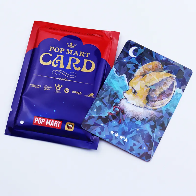 Custom trading cards Free Design Booster Packs Trading Cards Holographic Rainbow Foil Card Games