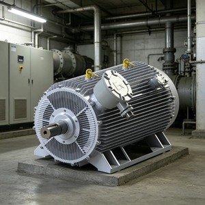 มอเตอร์เหนี่ยวนำแม่เหล็กซิงโครนัสสามเฟสเสียงรบกวนต่ำ 3000W มอเตอร์แม่เหล็กถาวรความถี่แปรผัน มอเตอร์กำลังสูง - Product Image 4
