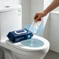 Lingettes humides universelles Langqiao écologiques et jetables, extra douces, pour tous types de peau, hygiène quotidienne domestique – Approvisionnement direct usine