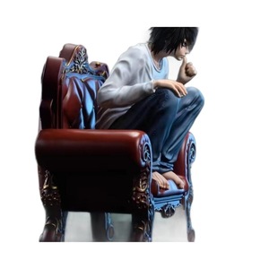 Figura de PVC de Death Note, Versión China, <span class=keywords><strong>L</strong></span> Lawliet, Modelo de Adorno, Muñeco en Pose de Sentado en el Sofá, GK - Product Image 5
