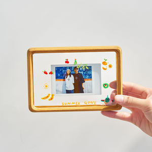 Ludaye Mini Clapping Transparant massief hout Creatief Milieuvriendelijk Handgemaakt DIY Valentijnsdagcadeau Dubbelzijdig bedrukt foto - Product Image 2
