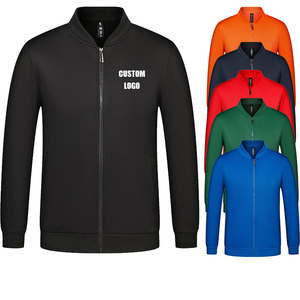 Giacca da Baseball da <span class=keywords><strong>uomo</strong></span> a maniche lunghe per negozi di frutta e supermercati con cappotto con logo ricamato personalizzato - Product Image 2