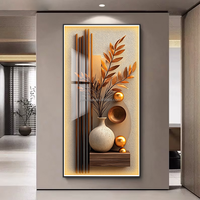 Peinture décorative de luxe en porcelaine de cristal, motif cerf porte-bonheur, pour la décoration du salon, vente en gros d'usine