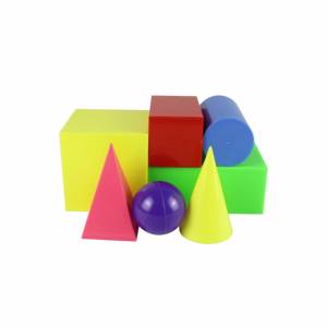Juego de modelos geométricos-7 piezas de material didáctico para la enseñanza de matemáticas - Product Image 3